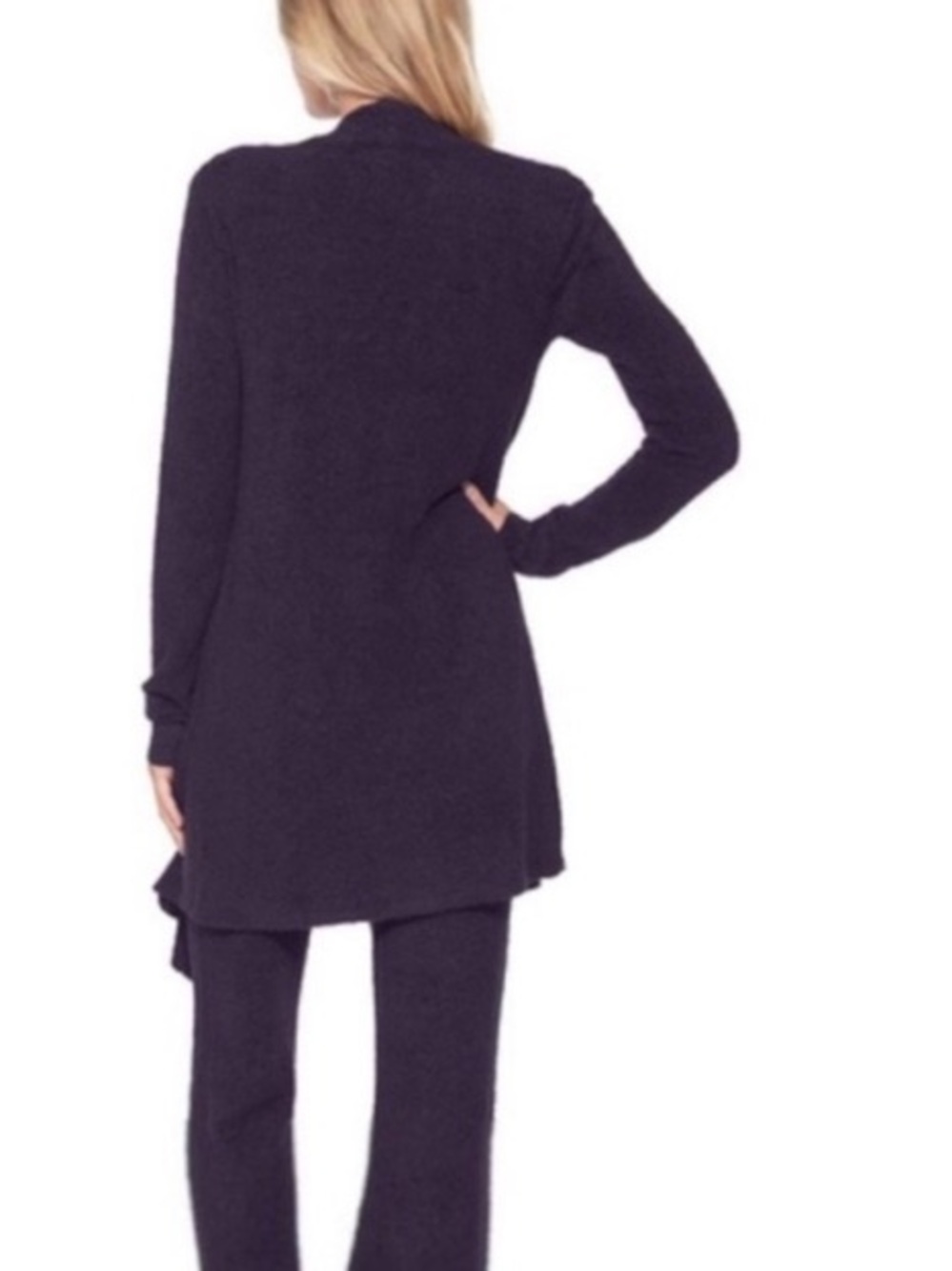 Barefoot Dreams Calypso Wrap Amethyst Open Cardigan - Picture 3 of 10
